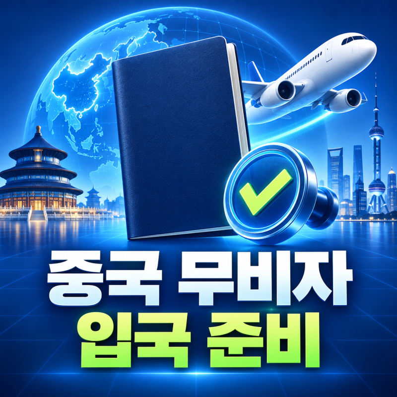 중국 무비자 여행 준비｜30일 체류·여권 유효기간·입국 서류 확인