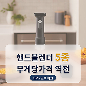 무선 핸드블렌더 추천 이유식 만들기 5종 비교, 프리미엄 브랜드가 오히려 무게당 가격은 더 ....