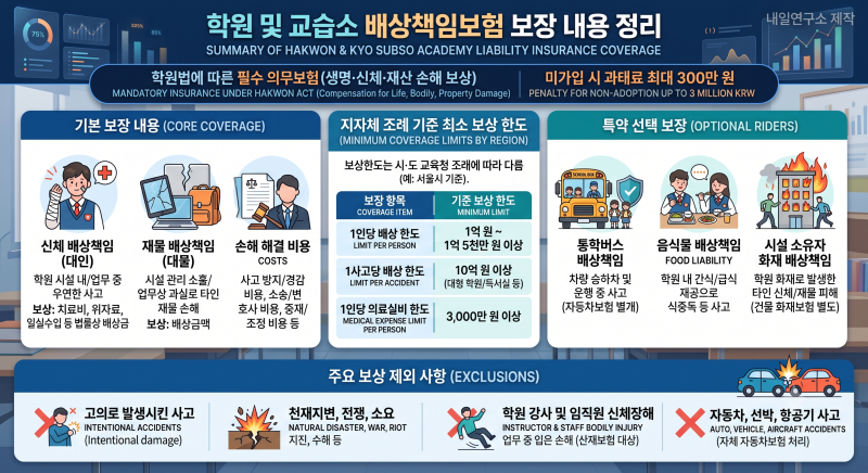 학원 및 교습소 배상책임보험