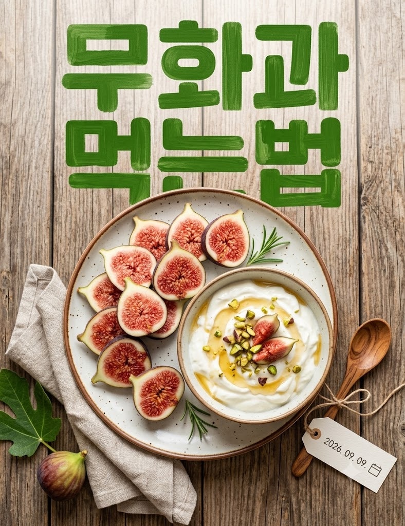 무화과 먹는법 ｜ 세척, 보관, 그릭요거트 꿀조합 총정리