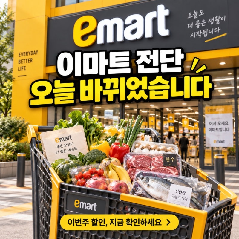 2026 이마트 전단 9월 10일 새로 바뀌었다｜이번주 할인 보기 전 확인할 것
