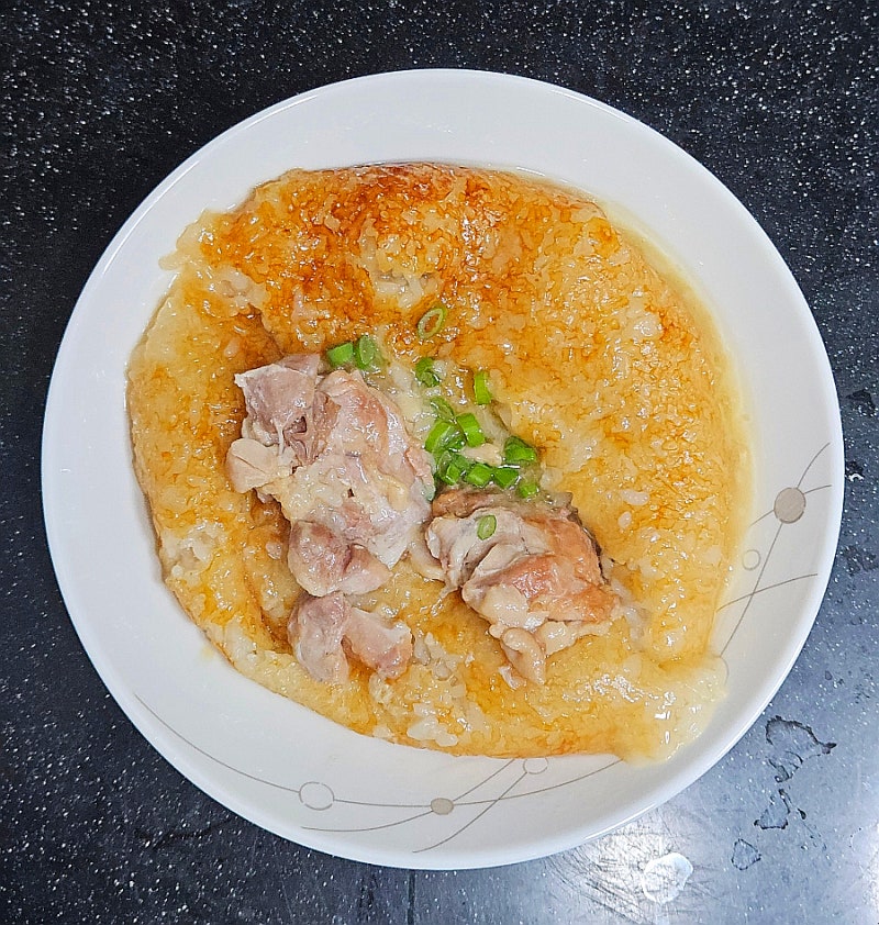 누룽지 삼계탕 만들기 닭다리살 백숙 밥솥 레시피