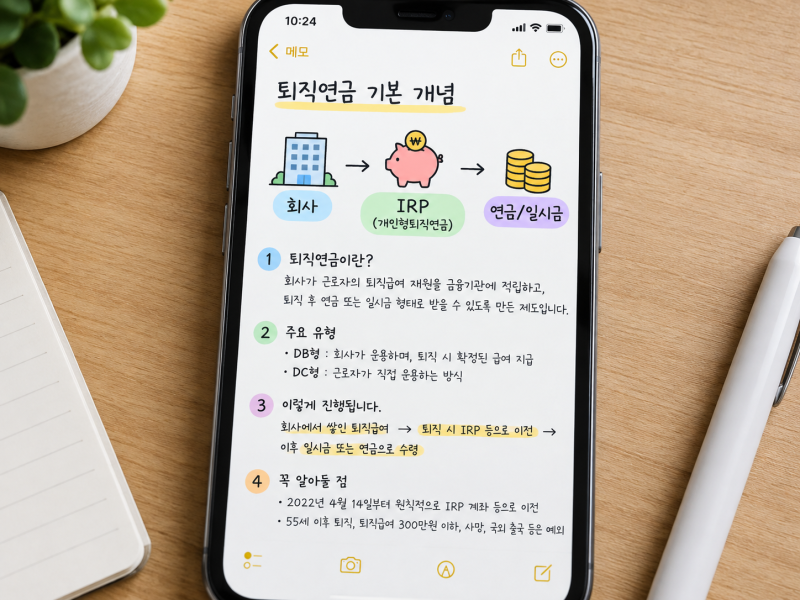 퇴직연금 수령방법 일시금과 연금 중 무엇이 다를까
