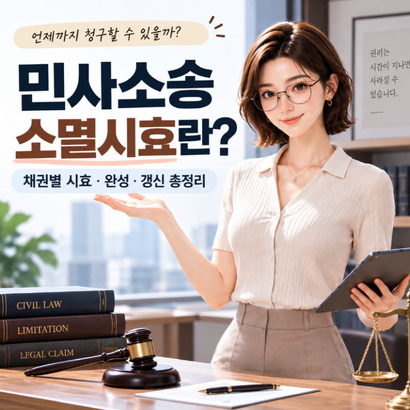 민사소송 소멸시효란?｜채권별 시효·완성·갱신 총정리