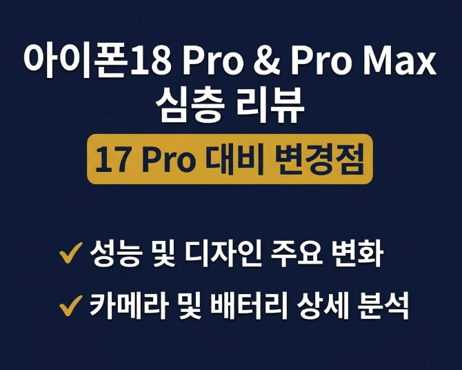 아이폰18 프로·프로맥스 심층 분석! 17 Pro 대비 실제로 무엇이 바뀌었을까? (가변 조리개·A20 P....