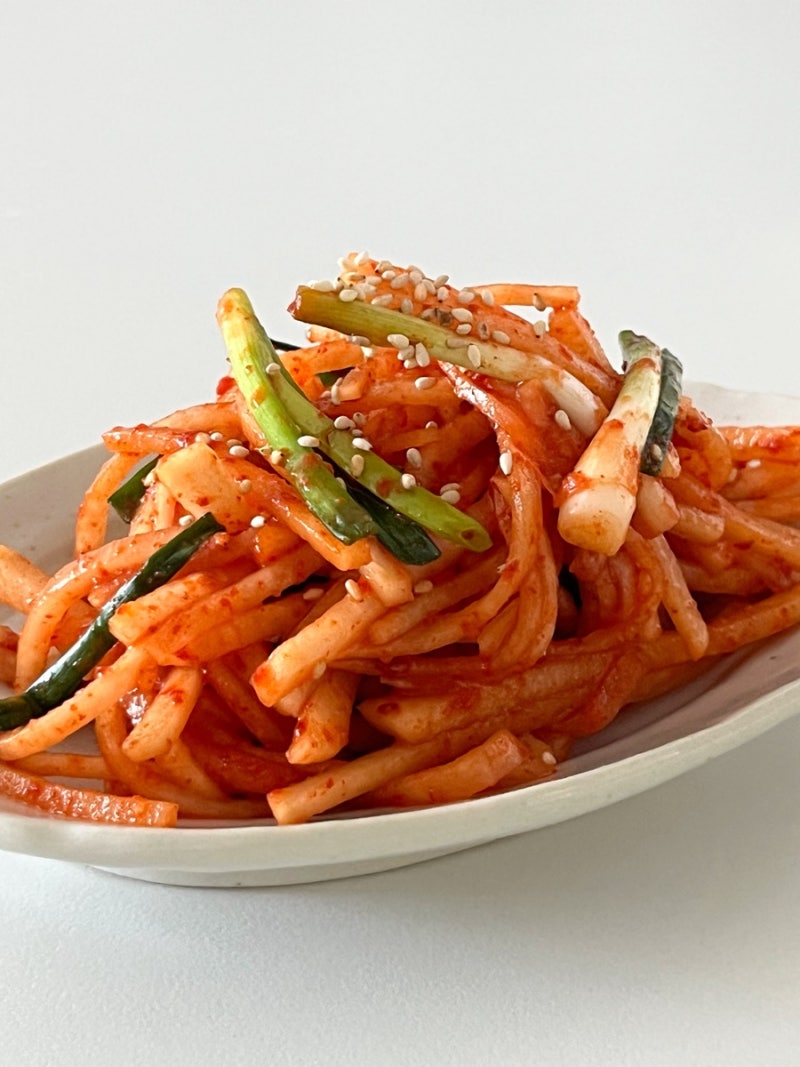 가을 무생채 만드는법 무 부위부터 맛있는 양념 레시피