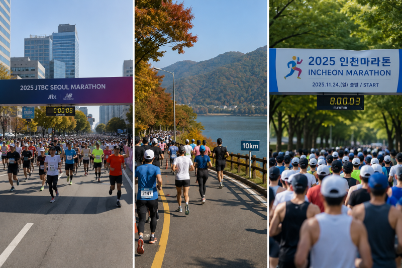 2026년 하반기 국내 마라톤 일정 총정리 9월·10월·11월·12월 전국 마라톤 날짜와 접수정보 한....