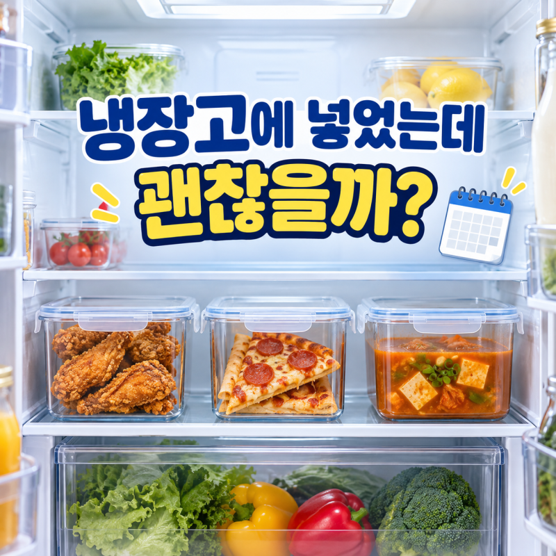 남은 배달음식 냉장 보관은 며칠까지? 치킨·피자·국물 음식별 보관기간 (+상온2시간, 재가열....