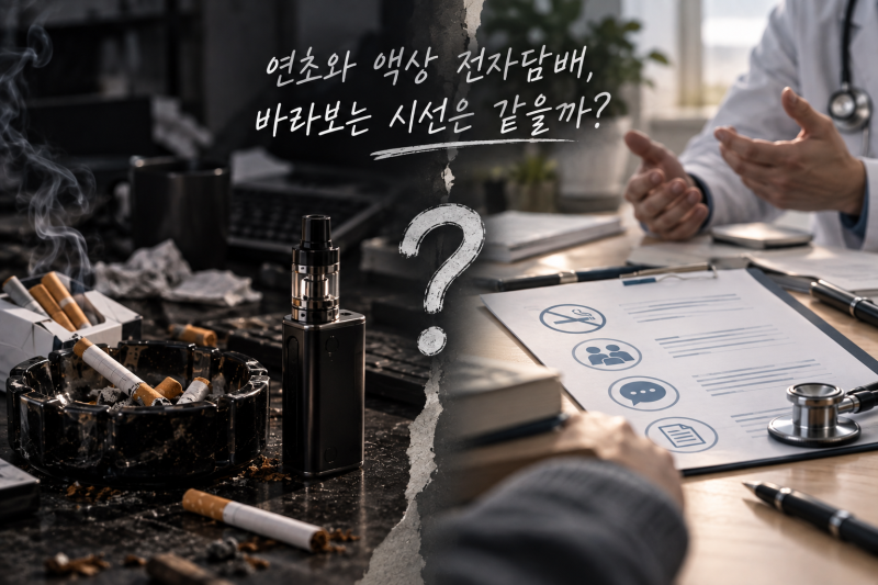 액상 전자담배는 금연에 도움이 될까? 연초에서 전담, 그리고 금연까지