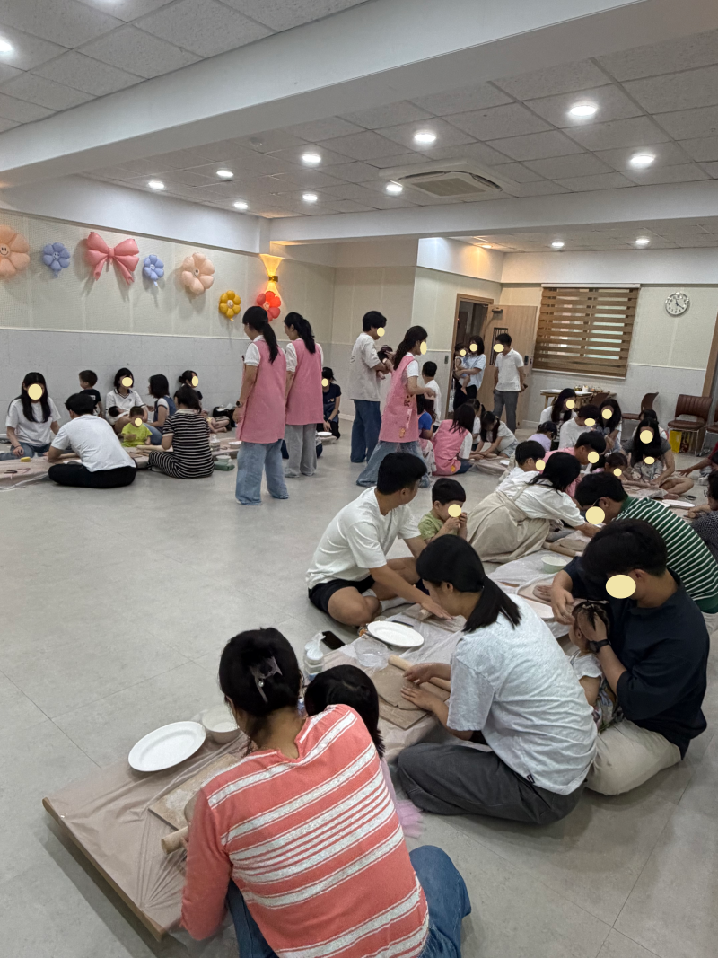 순천 도자기공방 하랑작업실｜부모님과 아이가 함께한 교회 도자기 출강