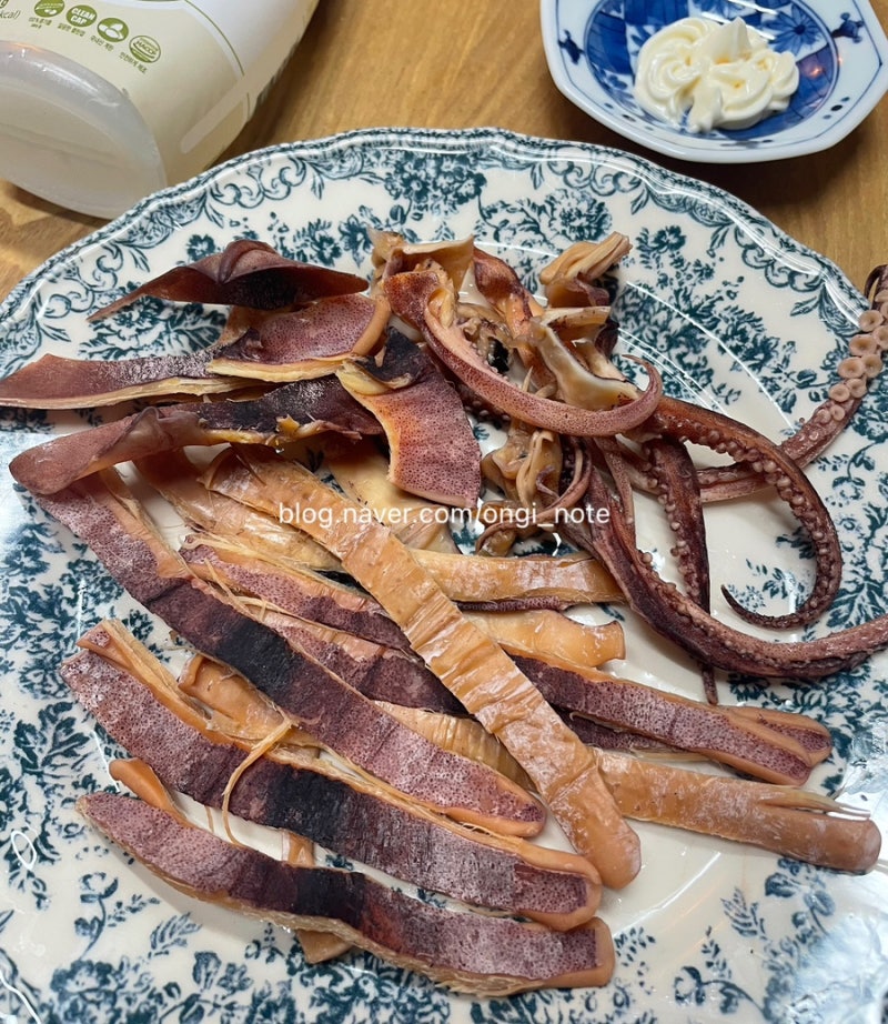 마른 오징어 촉촉하게 드세요