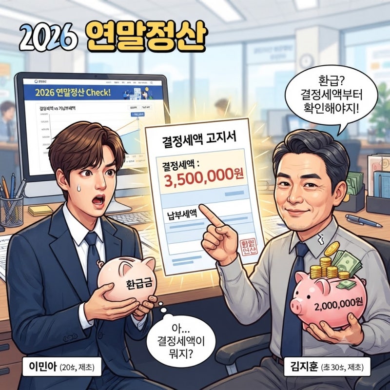 연말정산 환급금 조회, 2026년엔 ‘환급’보다 먼저 봐야 할 결정세액