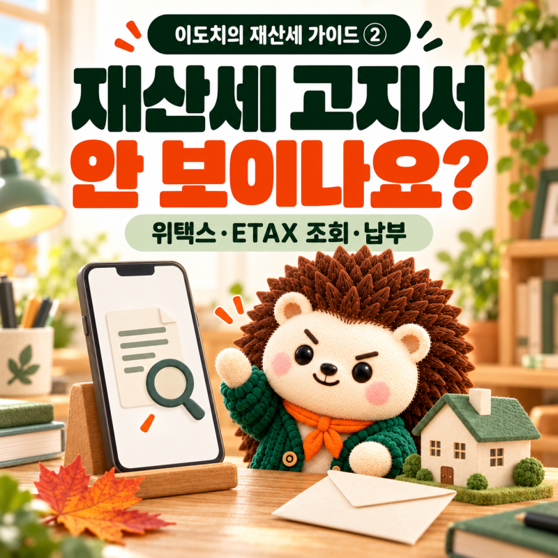 2026 재산세 고지서가 안 보이면?｜위택스·서울시 ETAX 조회와 납부 확인 방법
