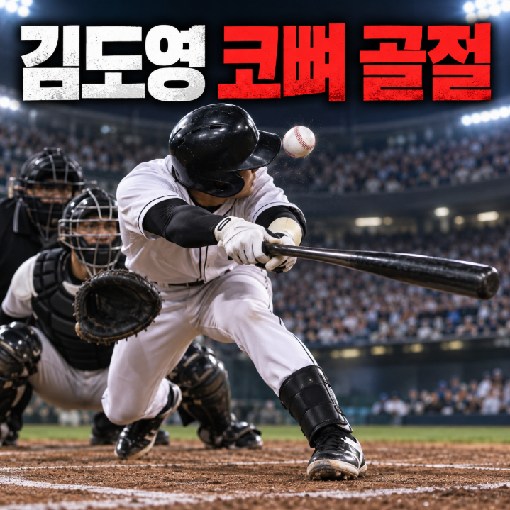 번트 타구에 코뼈 골절, 김도영 이탈까지 겹친 KIA의 4-5 패배