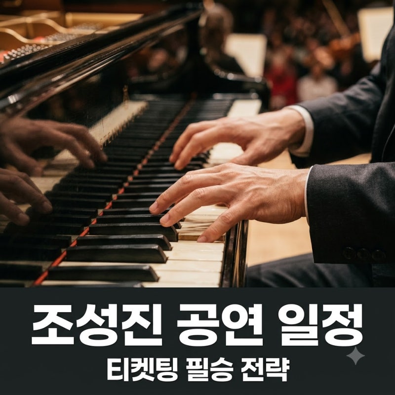 "벌써 떨려요.." 조성진공연일정 속 숨은 단 한 번의 협연 정체