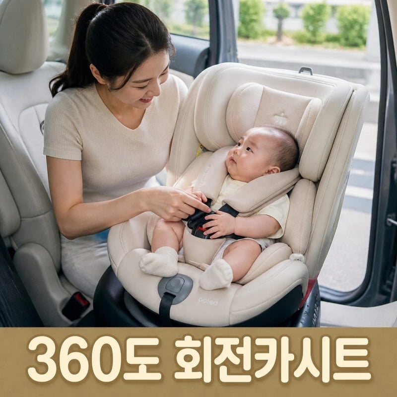 폴레드 올에이지 360 회전형 카시트 안전성 기능