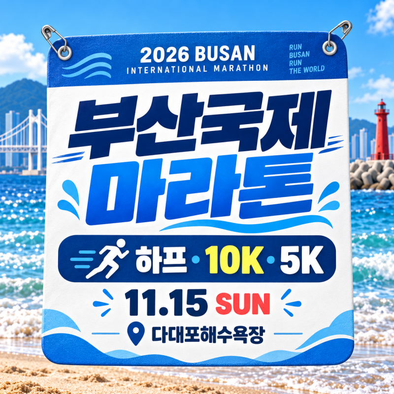 2026 부산국제마라톤 일정·코스·참가비 총정리｜11월 15일 다대포해수욕장