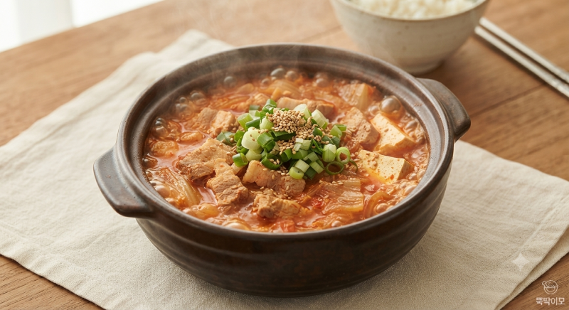 돼지고기 김치찌개 끓이는 법! 묵은지 돼지고기 김치찌개 황금레시피 총정리