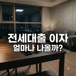 1억 빌리면 월 25만원?.. 전세대출계산기로 확인한 뜻밖의 결과