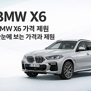 2026 BMW X6 가격 제원 중요하게 체크해야할 정보는?