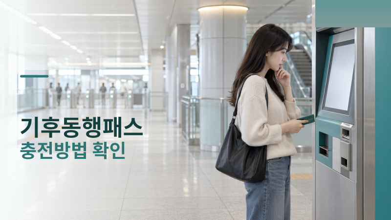 기후동행패스 충전방법, 실물카드 구매는 신용카드 가능·충전은 현금만
