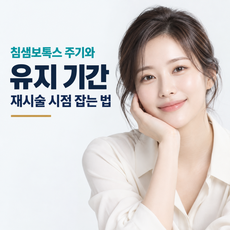 침샘보톡스 주기와 유지 기간 — 재시술 시점 잡는 법