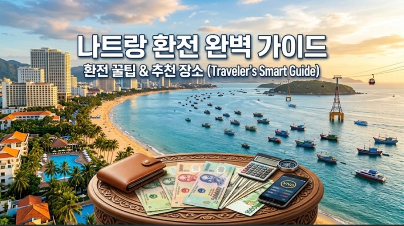 [베트남] 나트랑 도착 후 환전하기 / 트래블월렛 실제 사용기 & 주의사항