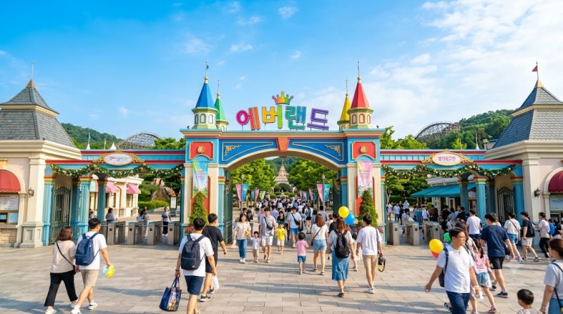 에버랜드 대기시간 줄이는 꿀팁 오픈런부터 시간대별 추천 동선 총정리