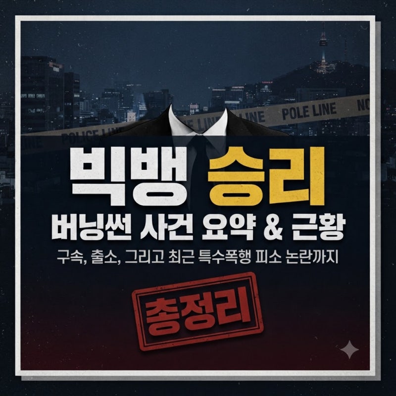 빅뱅 출신 승리, 버닝썬 사건부터 재판 결과·출소 후 근황까지…최근 특수폭행 피소 소식까....