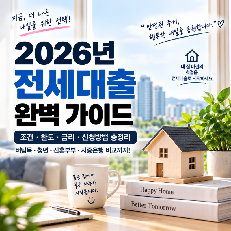 2026년 전세대출 완벽 가이드