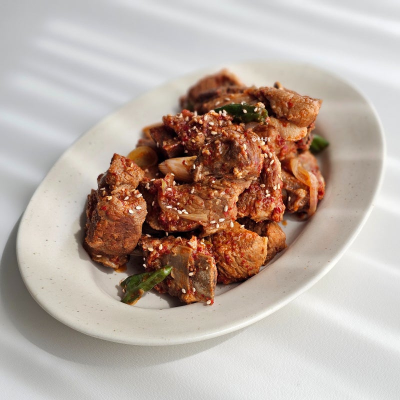 매운 돼지갈비찜 레시피 류수영 매운갈비찜 양념