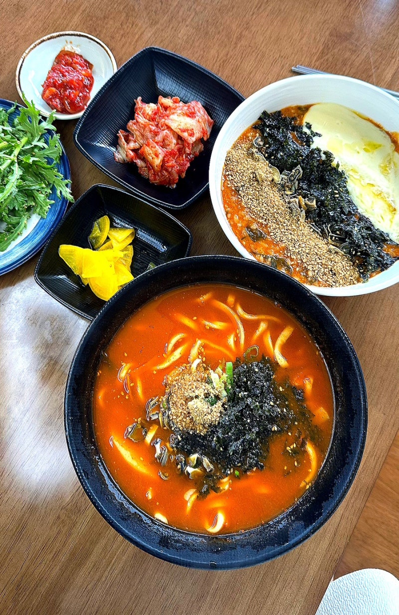 강릉 장칼국수 맛집 울릉도 며느리 본점,강릉 초당 맛집 세인트 호텔 근처 아침식사 가족여....