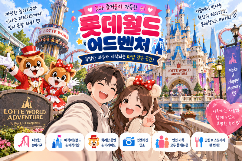 롯데월드 어드벤처 종합이용권 할인｜입장권 가격·놀이기구·이용 꿀팁 총정리 [광고]