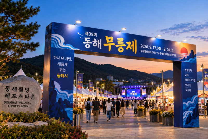 동해 무릉제 2026 일정｜9월 17일 개막·무료축제 프로그램 총정리