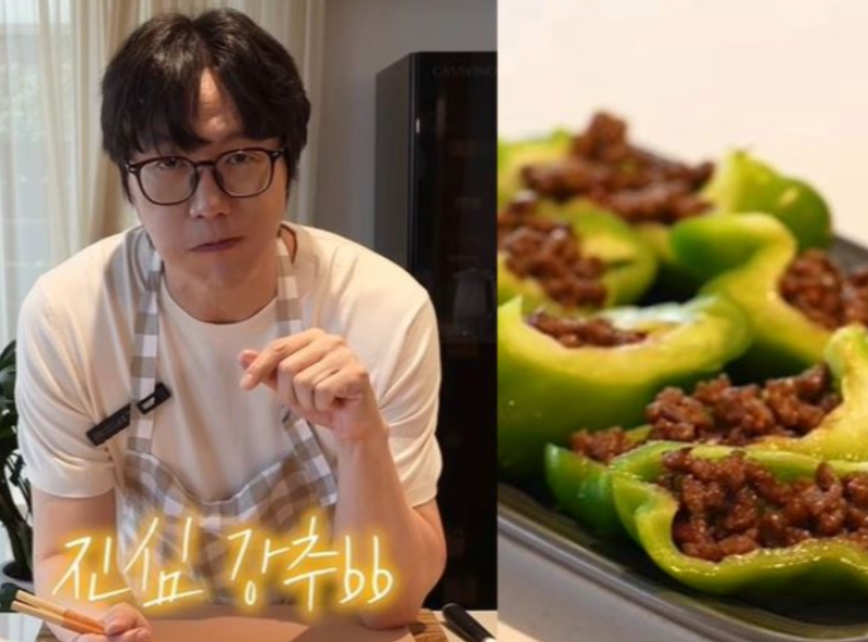 "이렇게 먹으면 만족감이 크다" 10kg 뺀 성시경 다이어트 소고기 피망쌈과 양배추 치즈전