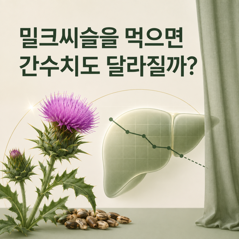 밀크씨슬 효능, 간 건강에 어떤 변화를 기대할 수 있을까요?