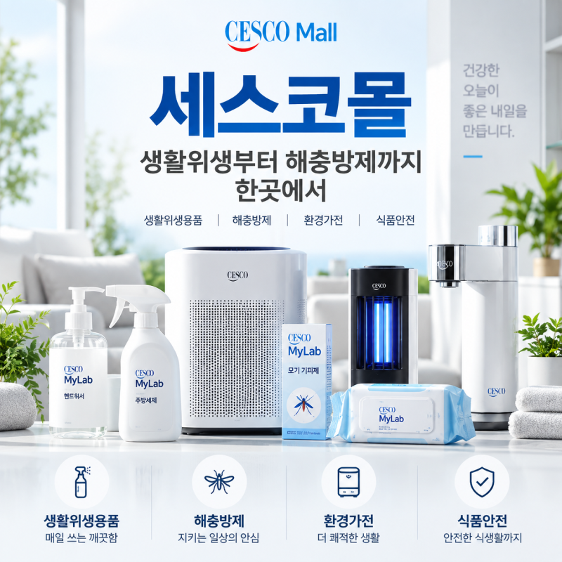 세스코몰 공식몰 이용 가이드｜생활위생용품부터 해충방제·환경가전까지