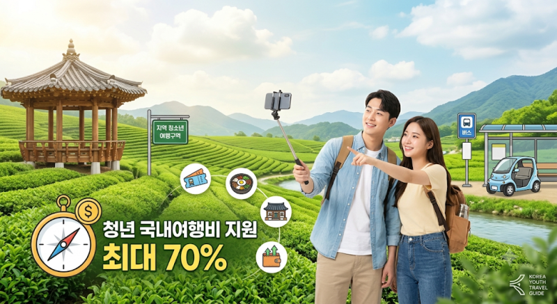 청년 지원금 국내여행비 최대 70% 환급 신청 방법 및 지원 대상 총정리