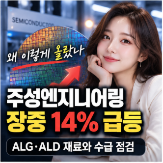 주성엔지니어링 9월 10일 장중 14% 급등, 단순 반도체 테마가 아닌 이유와 지금 봐야 할 리스크