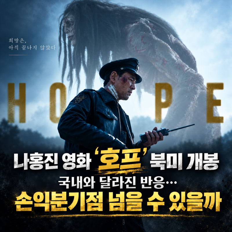 나홍진 영화 호프 북미 개봉, 국내와 달라진 반응…손익분기점 넘을 수 있을까