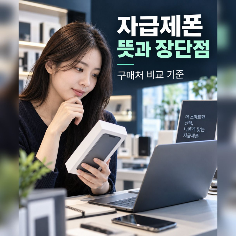 자급제폰 뜻과 장단점 및 구매처 비교 기준