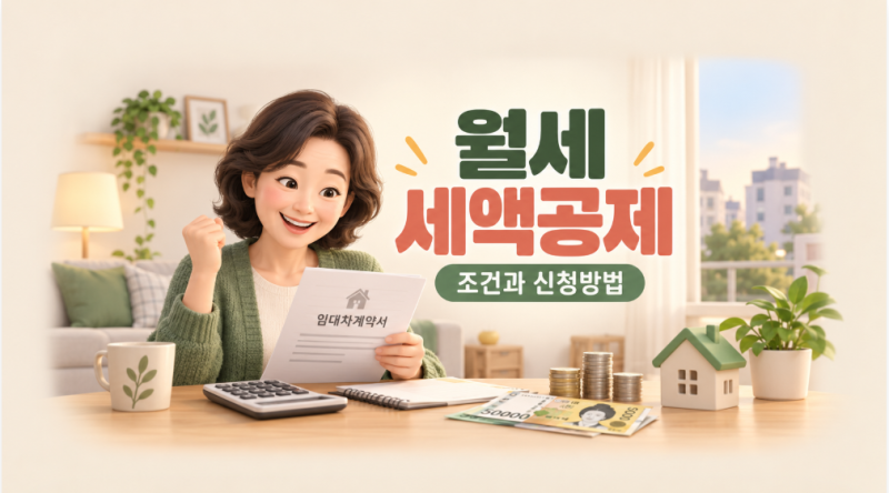 월세 세액공제 조건과 신청방법, 계약이 자동연장됐다면?