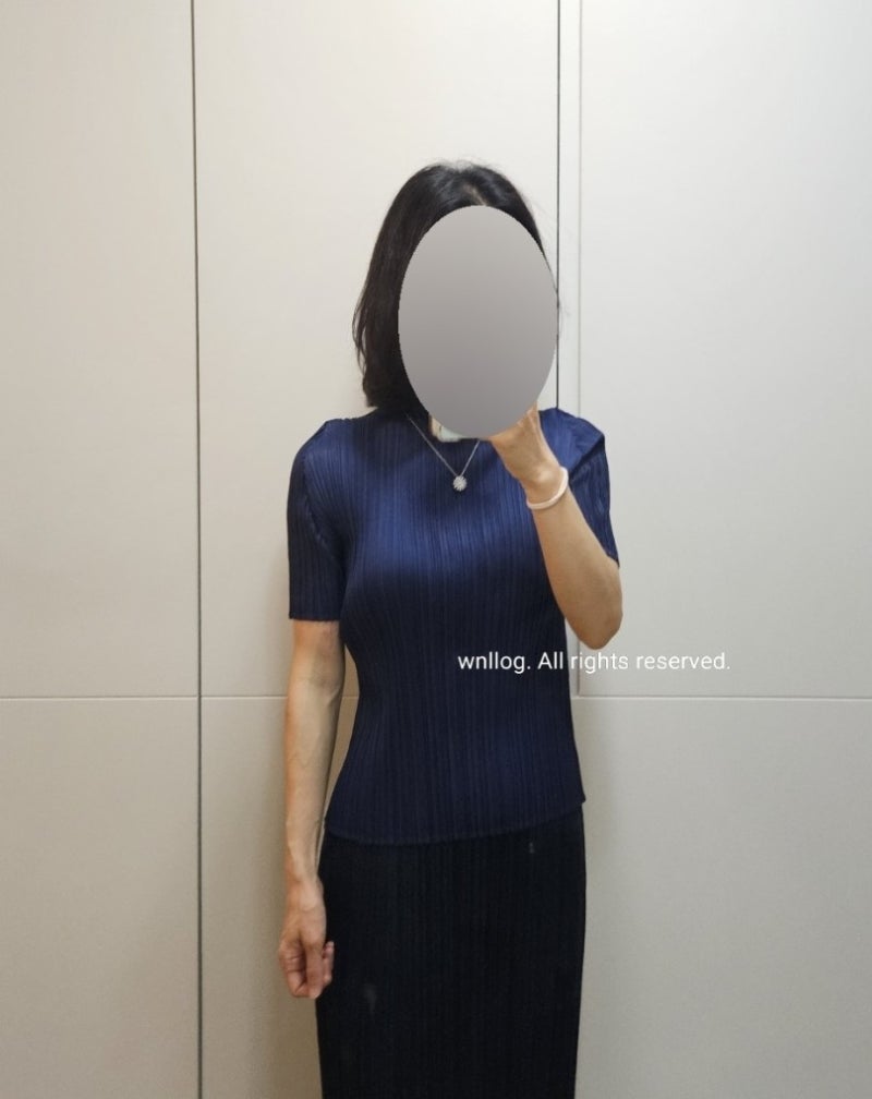 데일리룩)플리츠플리즈 9월 먼슬리탑 네이비블루 씨커스커트 네이비+ 플플 베이직 그레이 가....