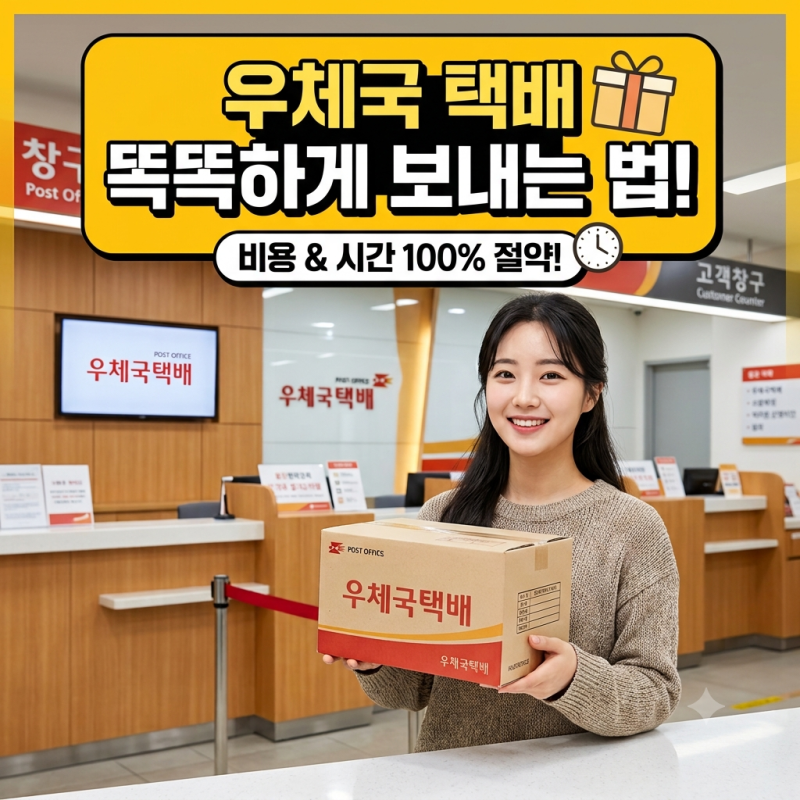우체국 택배 보내는법｜창구접수와 방문접수 예약 비용 비교 및 박스 가격 총정리