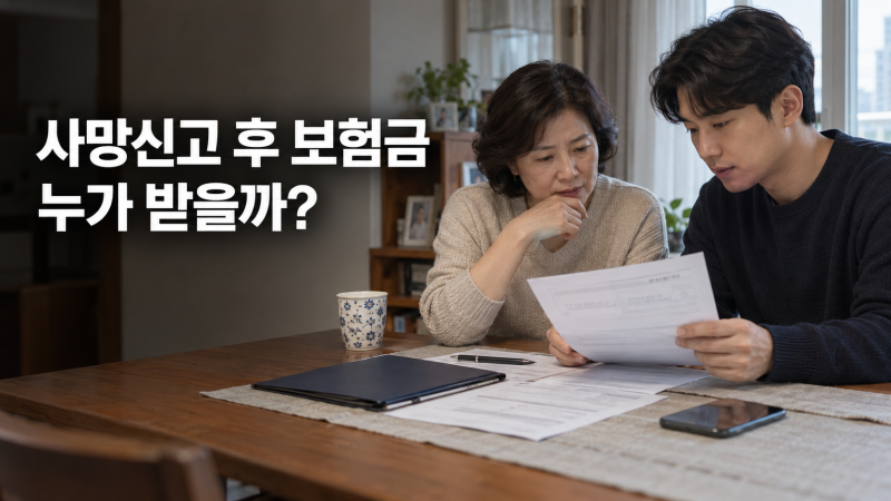 사망신고 후 보험금도 막힐까? 고인 보험금 받는 사람은 따로 있다
