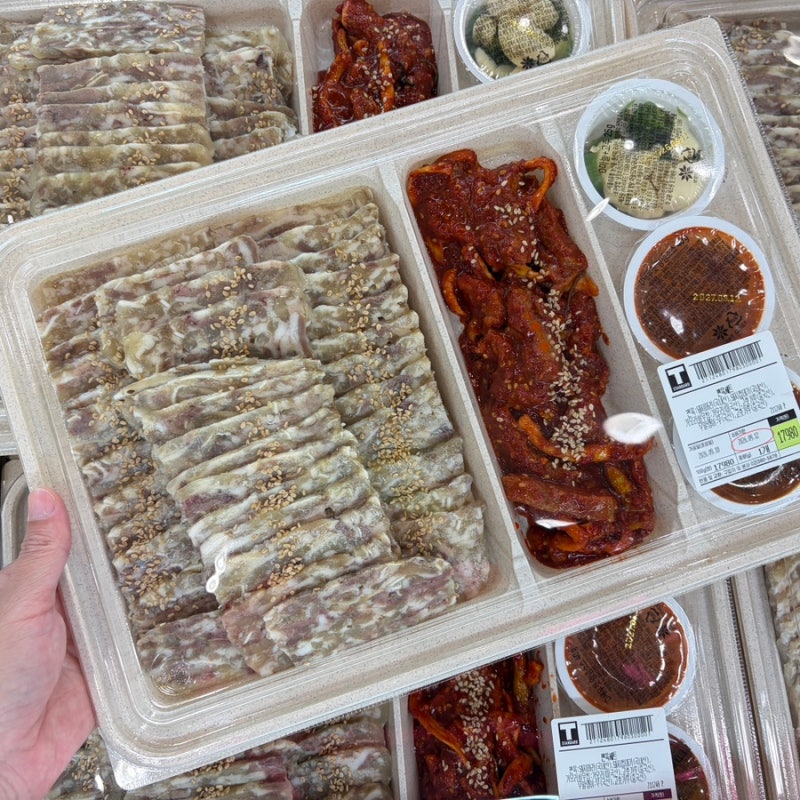 트레이더스 편육세트에 가오리회무침까지 먹어본 후기
