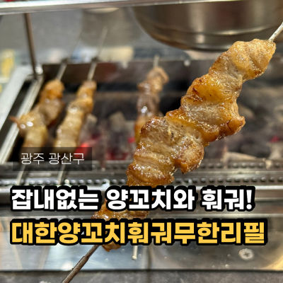 [광주 광산구] 대한양꼬치훠궈무한리필｜잡내 없는 양꼬치와 훠궈 무한리필 솔직후기(도산동맛집)