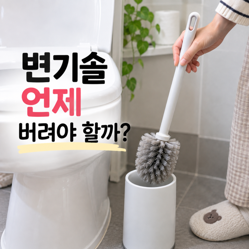 변기솔 도대체 언제 버려야 할까? 오래 썼다면 여기부터 보세요