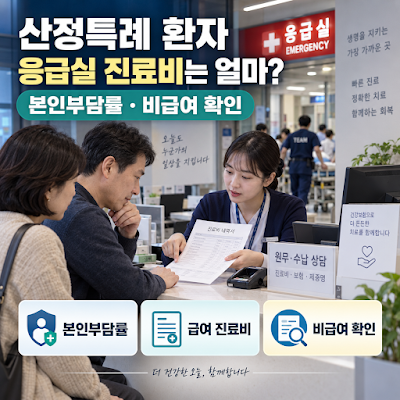 산정특례 환자 응급실 진료비는 얼마인가요?｜본인부담률·비급여 확인 방법