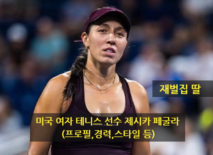 미국 여자 테니스 선수 제시카 페굴라(프로필,경력,스타일 등)